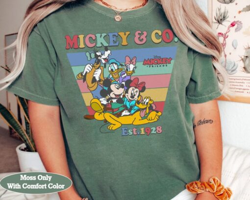 Disney Mickey & CO Est.1928 Mickey And Friends Retro Shirt