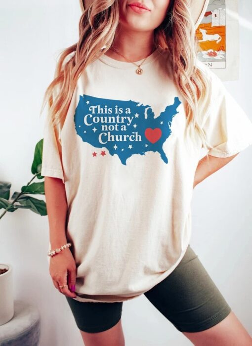 This is a country not a church shirt | women's rights