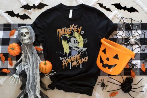 Mouse Shirt, Vintage Halloween Mouse Shirt, Halloween Party Shirt