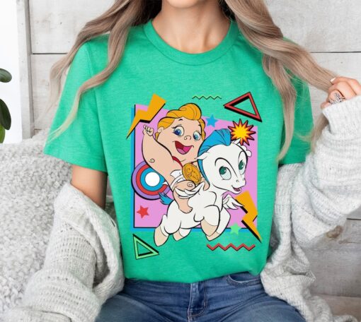 90s Baby Hercules and Pegasus Shirt Disney Hercules Shirt