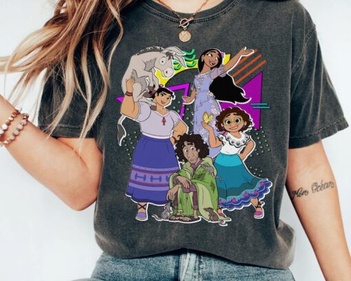 Disney Retro 90s Style Group Encanto Characters Squad Shirt