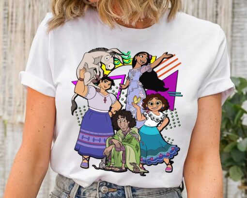 Disney Retro 90s Style Group Encanto Characters Squad Shirt