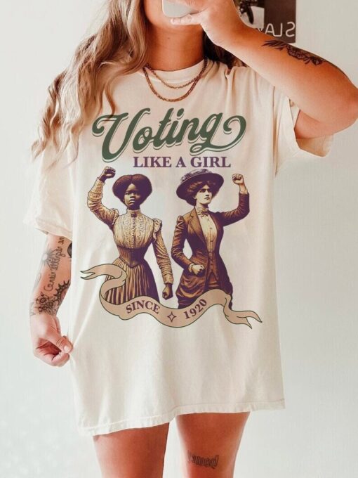 Voting like a girl since 1920 shirt | election shirt for women