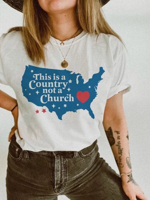 This is a country not a church shirt | women's rights