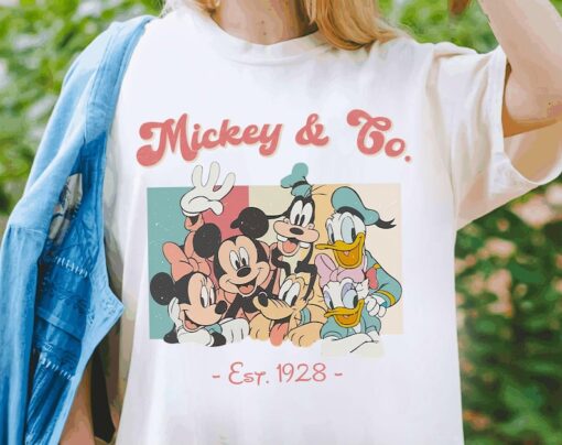 Vintage Mickey & Co 1928 Shirt, Retro Vintage Disney Shirt