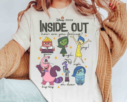 Disney Pixar Inside Out How Are You Feeling Group Shot T-shirt