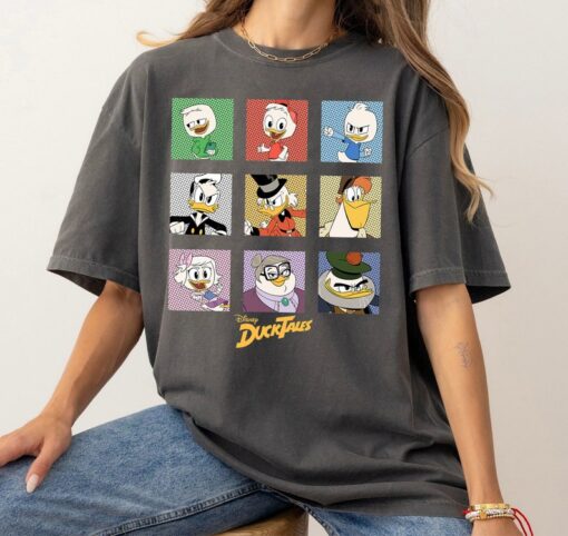 Disney DuckTales Group Shot Comic Box Up T-Shirt