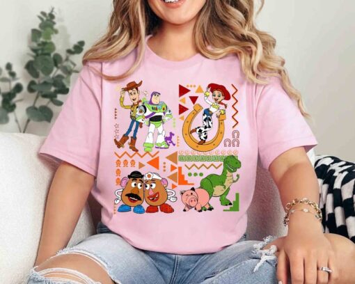 Retro 90s Toy Story Characters T-shirt