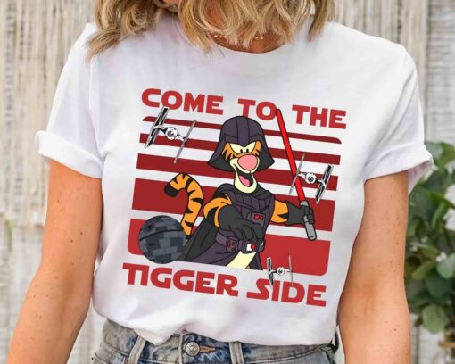 Funny Come to the Tigger Side Winnie The Pooh T-shirt