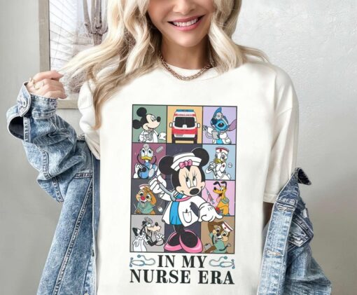 Disney Mickey & Friends Shirt, In My Nurse Era T-shirt, Nurse Day