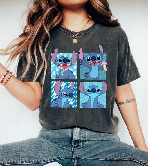 Disney Stitch Emotions Comfort Colors Shirt