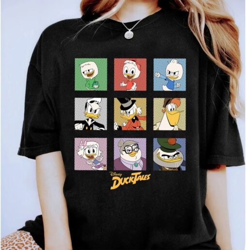 Disney DuckTales Group Shot Comic Box Up T-Shirt