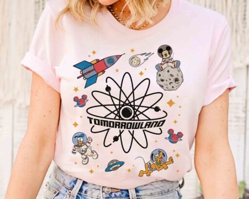 Disney Parks Tomorrowland Mickey and Friends Space T-shirt