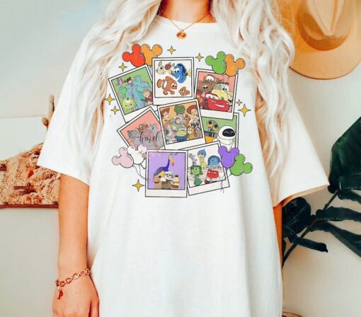 Funny Disney Pixar Characters Group Shirt