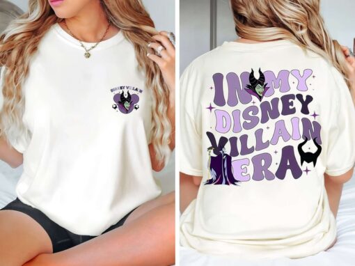 Two-Sided Disney Villains Shirt, In My Disney Villain Era T-shirt