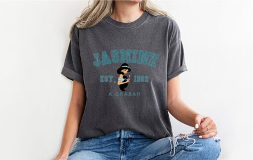 Disney Princess Jasmine Porrtrait Retro Shirt