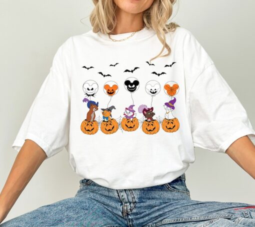 Disney Aristocats Witches Halloween Spooky Balloon Shirt