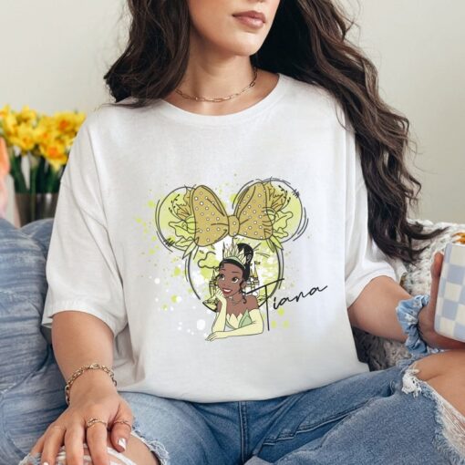 TIANA T-shirt Princess And The Frog Tshirt Walt Disney World Tee