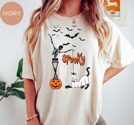 Spooky Dancing Skeleton Comfort Colors® Shirt