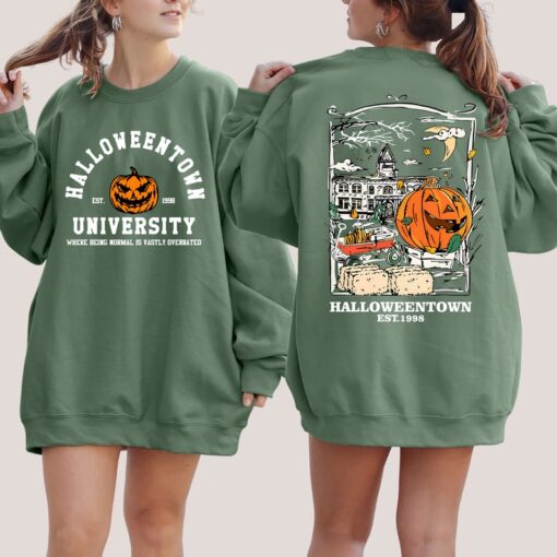 Halloweentown Est 1998 Back and Front Sweatshirt