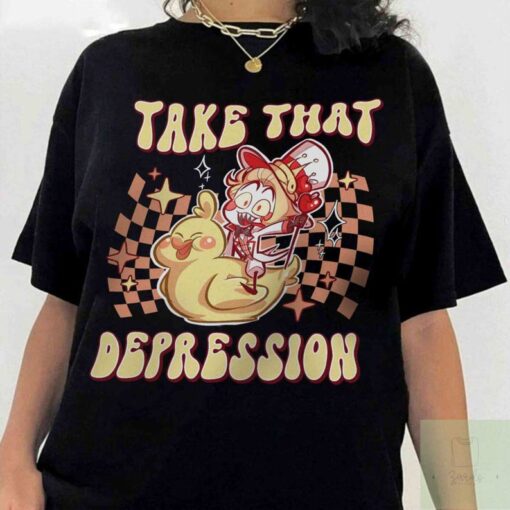 Lucifer Morning Star Take That Depression Hazbin Hotel shirt