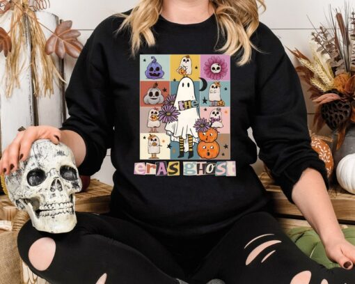 Halloween The Eras Tour Shirt, Pumpkin Shirt, Ghost Halloween Shirt