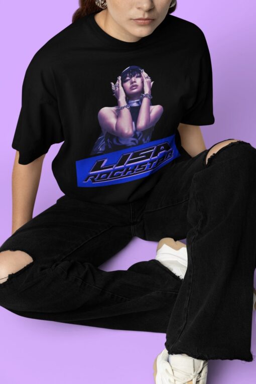 LISA Rockstar Shirt Fanmade Lalisa inspired Sweatshirt Lalisa Come