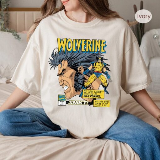 Marvel Comics Wolverine Classic Logan Retro Shirt, Marvel X-men Shirt