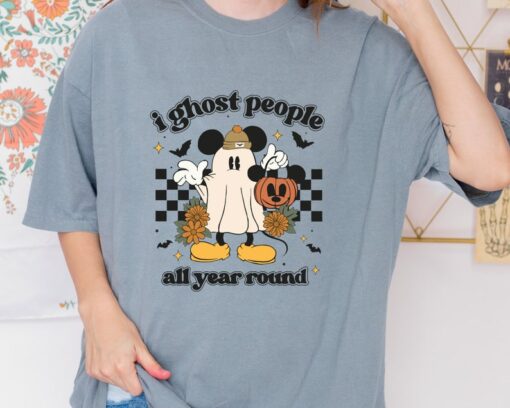 Funny Halloween T-Shirt, Ghost People Graphic Tee, Halloween Shirt