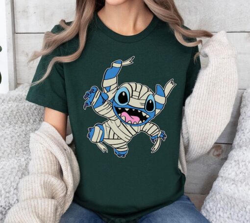 Disney Halloween Stitch Mummy T-Shirt, Stitch Mummy Tee