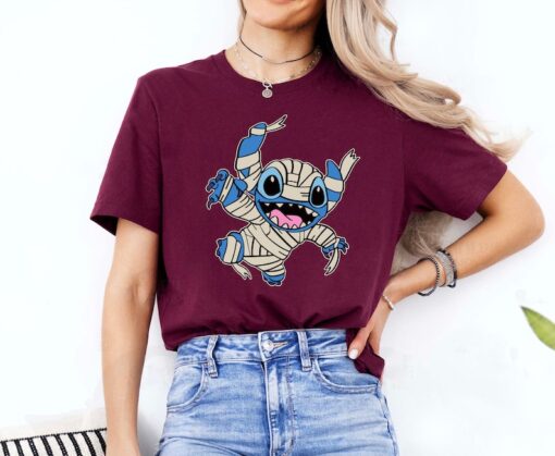 Disney Halloween Stitch Mummy T-Shirt, Stitch Mummy Tee