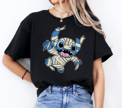 Disney Halloween Stitch Mummy T-Shirt, Stitch Mummy Tee