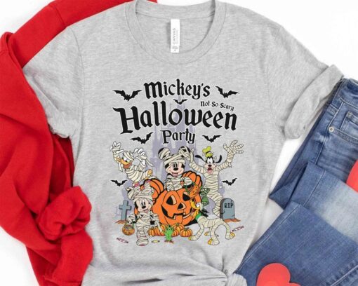 Vintage Mickey & Friends Mummy Pumpkin Halloween T-Shirt