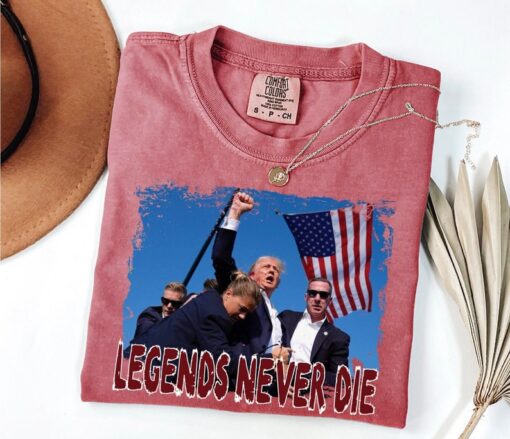 Comfort Colors® Trump Shooting T-Shirt, Viral Trump Shot Shirt