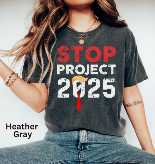 Stop Project 2025 Shirt, Vote Shirt, Joe Biden Shirt, Anti Trump Shirt