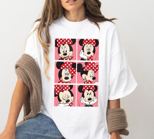 Disney Minnie Mouse Cute T-shirt, Classic Mickey and Minnie Shirt