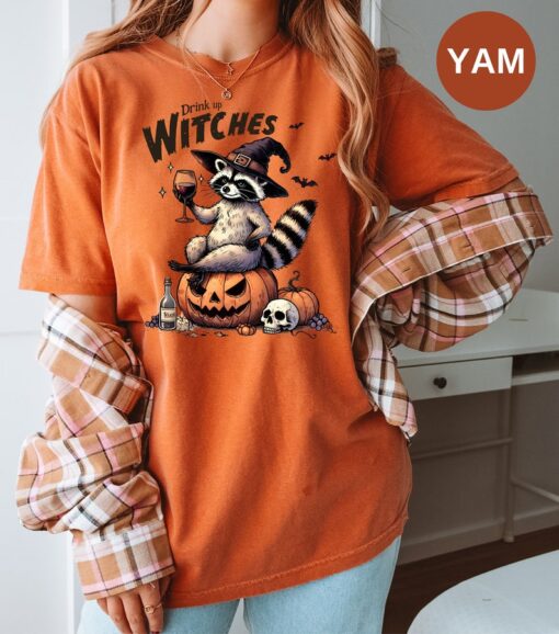 Funny Vintage Raccoon Halloween T-Shirt