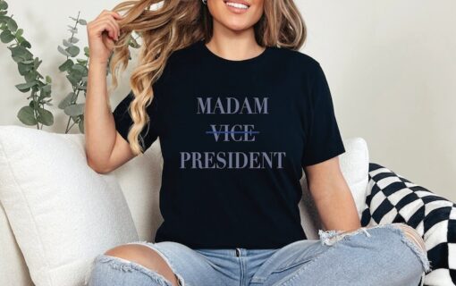 Kamala Harris 2024 T-Shirt, Madam Vice President, Biden Drop Out