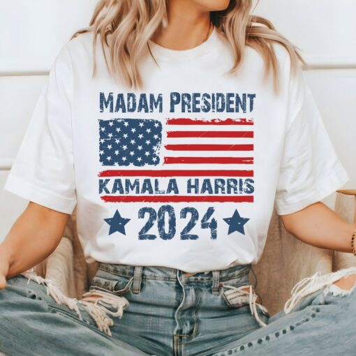 Madam President Shirt, Kamala Harris 2024 Tshirt, Kamala 2024 t-Shirt