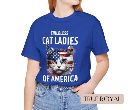 Childless Cat Lady Meme Shirt Kamala Harris 2024 Shirt Madam President