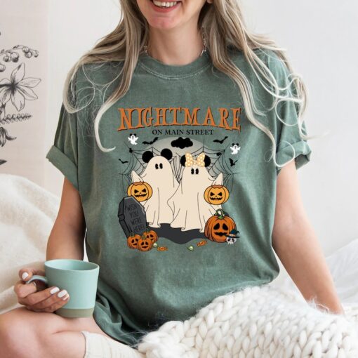 Comfort Colors Vintage Mickey Minnie Halloween Shirt