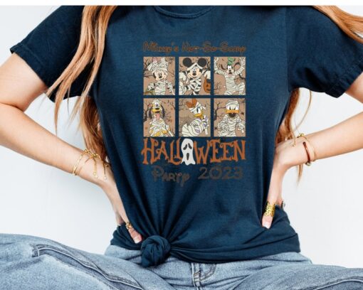 Mickey's Not-So-Scary Halloween Party T-Shirt, 2023 Halloween T-Shirt