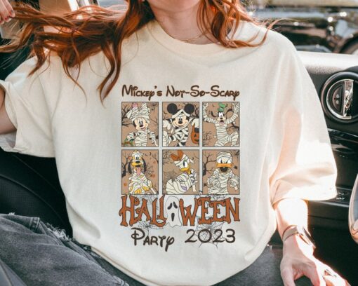 Mickey's Not-So-Scary Halloween Party T-Shirt, 2023 Halloween T-Shirt