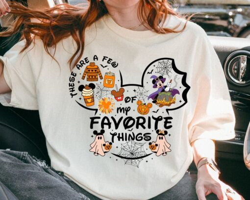 Halloween Favorites T-Shirt, Cute Halloween Graphic Tee