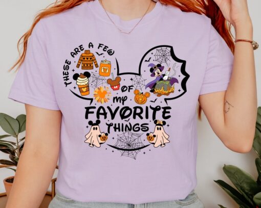 Halloween Favorites T-Shirt, Cute Halloween Graphic Tee