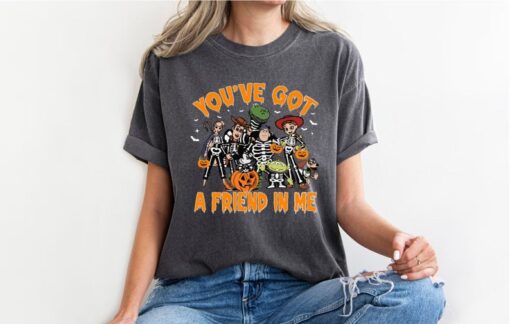 Disney Toy Story Halloween Shirt, Toy Story Skeleton