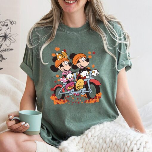 Comfort Colors Vintage Mickey Minnie Halloween Shirt, Season Shirt