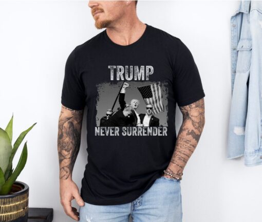 Trump Assassination T-Shirt, Donald Trump Shooting Shirt