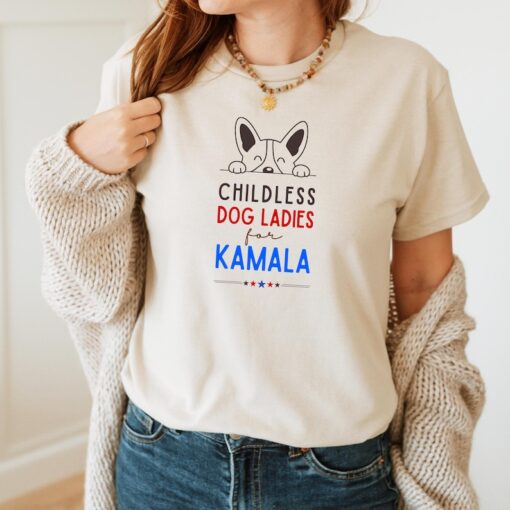 Childless Dog Ladies For Kamala Shirt