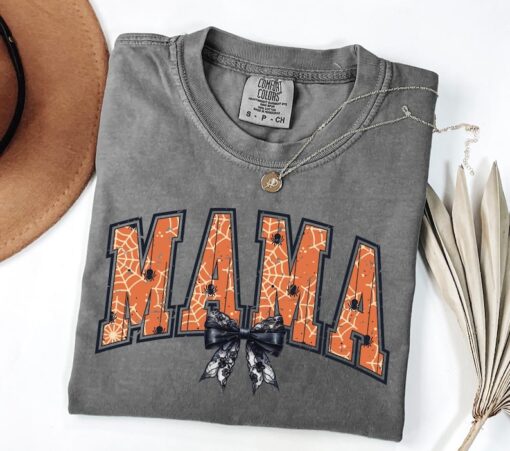 Comfort Colors® Coquette Halloween Mama t-shirt